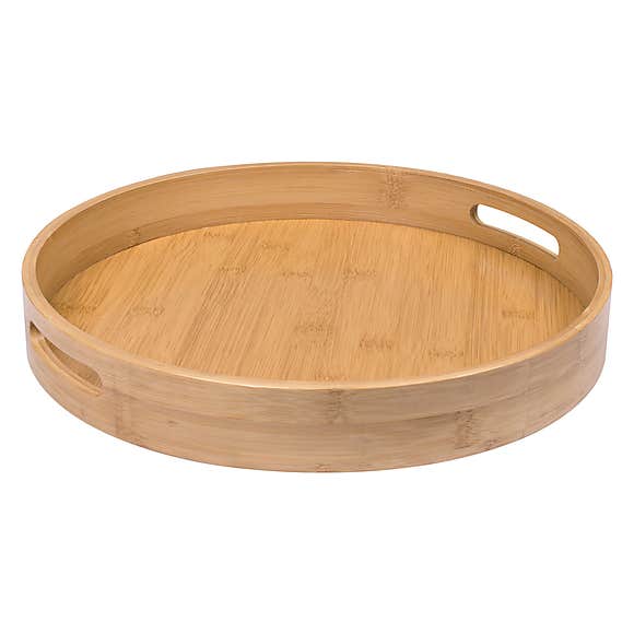 Bamboo Tray with Cut-out Handles ST212252